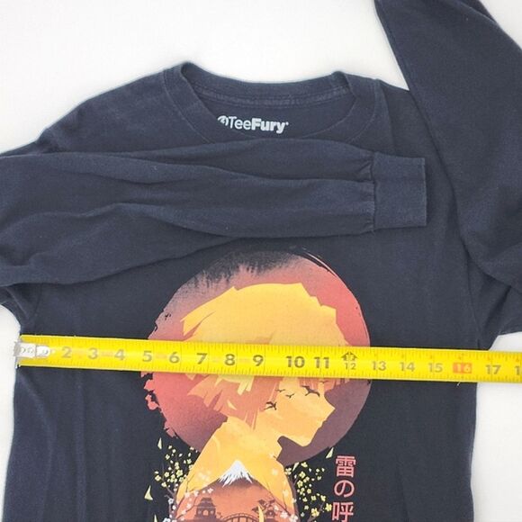 Tee Fury Demon Slayer Tee Breath of Fire Zenitsu Mens Size Small Anime Japanese - Picture 6 of 6